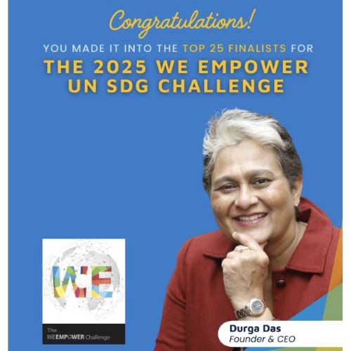 Durga Das top 25 Finalists for United Nations Sustainable Development Goals - Aeronero